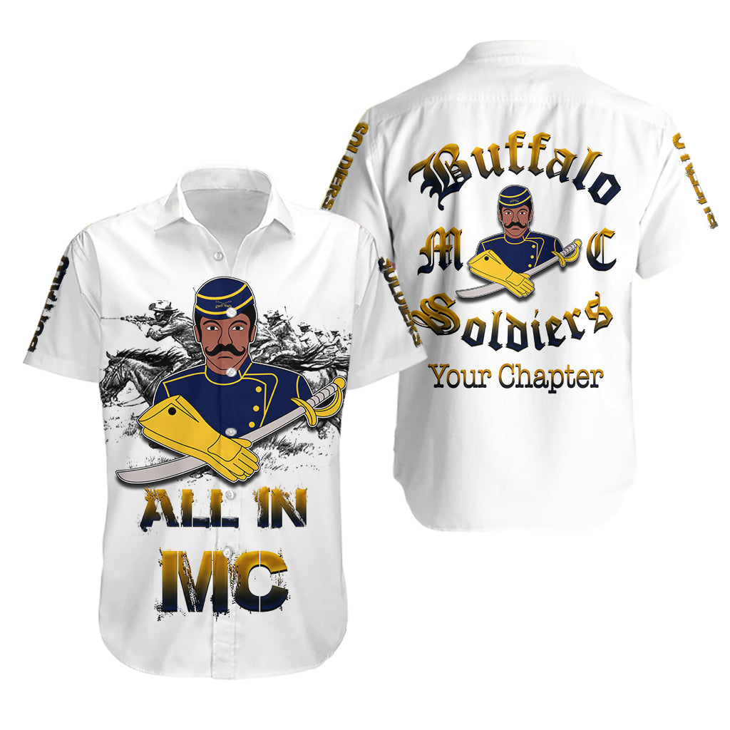 Personalized Buffalo Soldiers Hawaiian Shirt History
