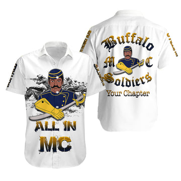 Personalized Buffalo Soldiers Hawaiian Shirt History
