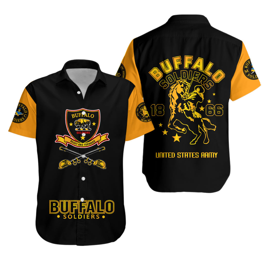 Buffalo Soldiers African American Legend Of The Black Soldiers Hawaiian Shirt