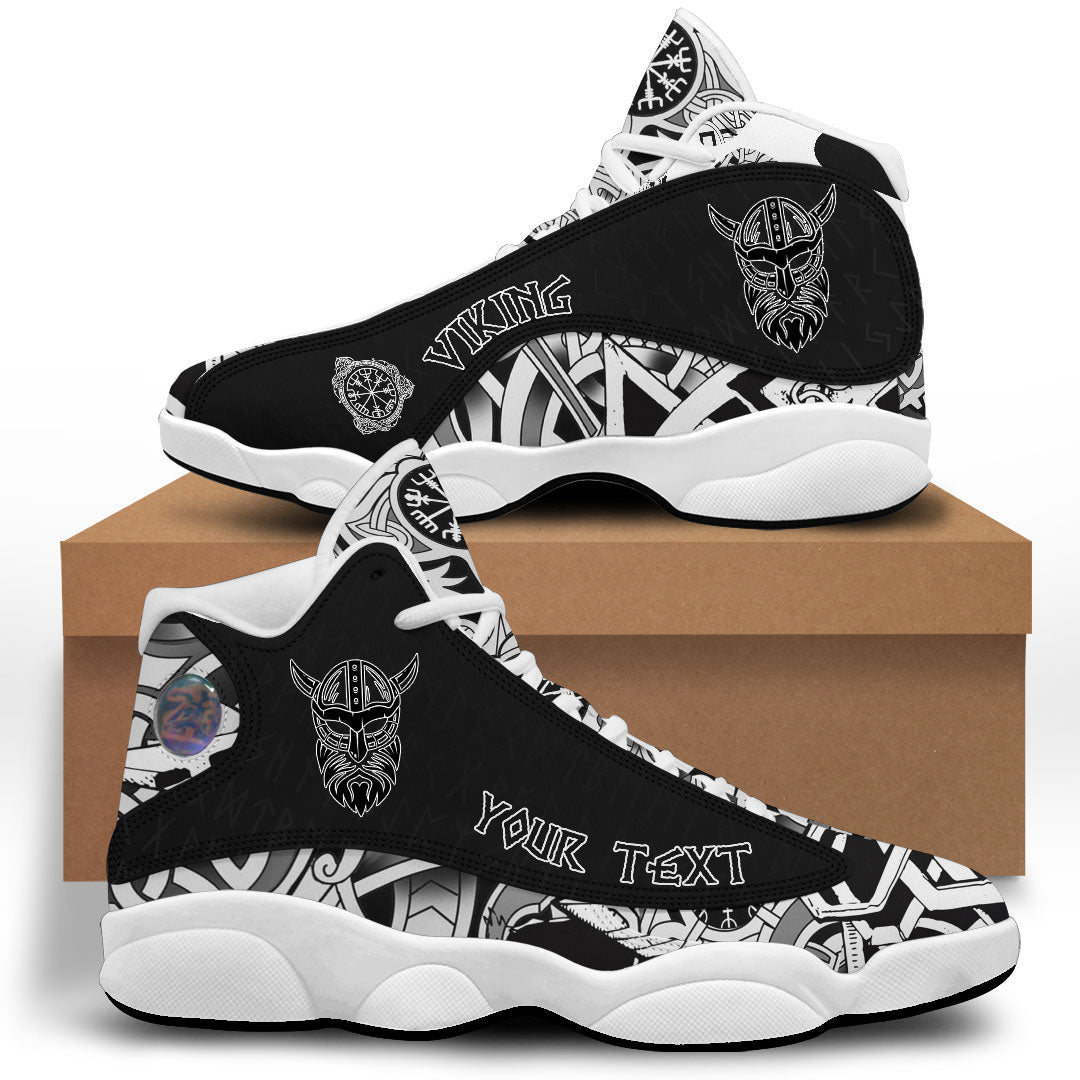 (Custom) Viking - Head Of Bearded Viking Sneakers J13 RLT12