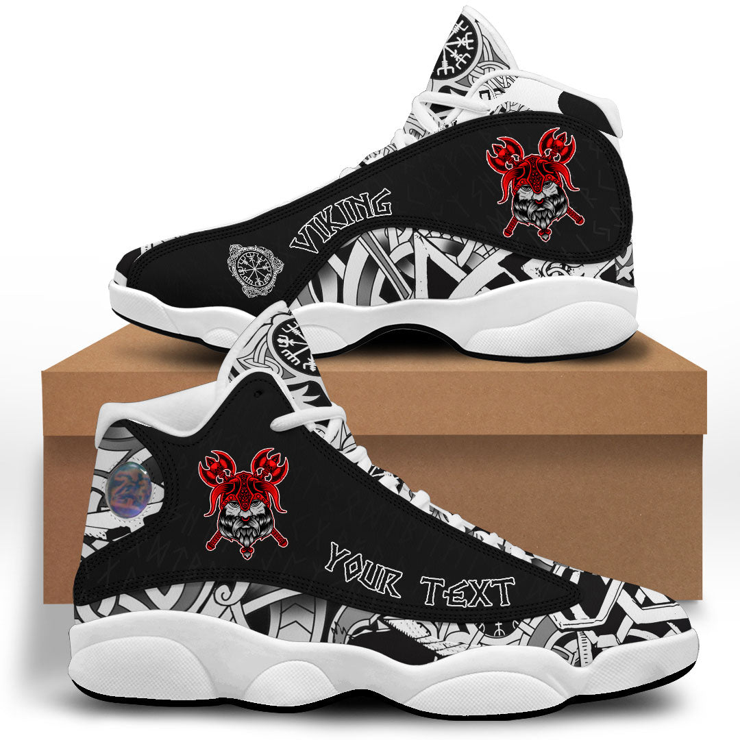 (Custom) Viking - Head On Black Sneakers J13 RLT12