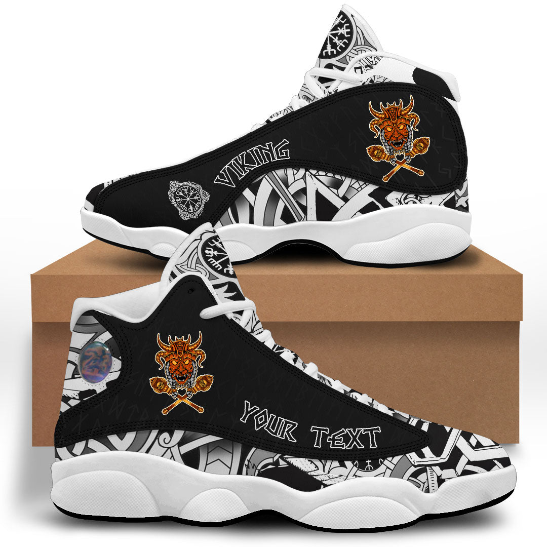 (Custom) Viking - Head Skull Sneakers J13 RLT12
