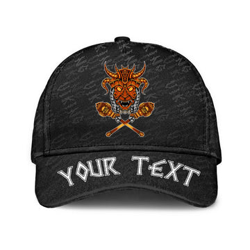 Viking Classic Cap (Custom) Head Skull Axe Classic Cap RLT12