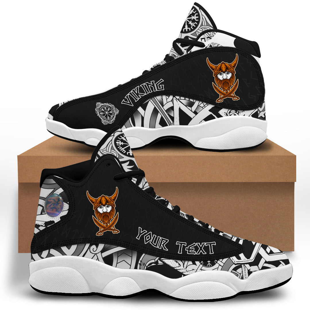 (Custom) Viking - Head and Sword Sneakers J13 RLT12