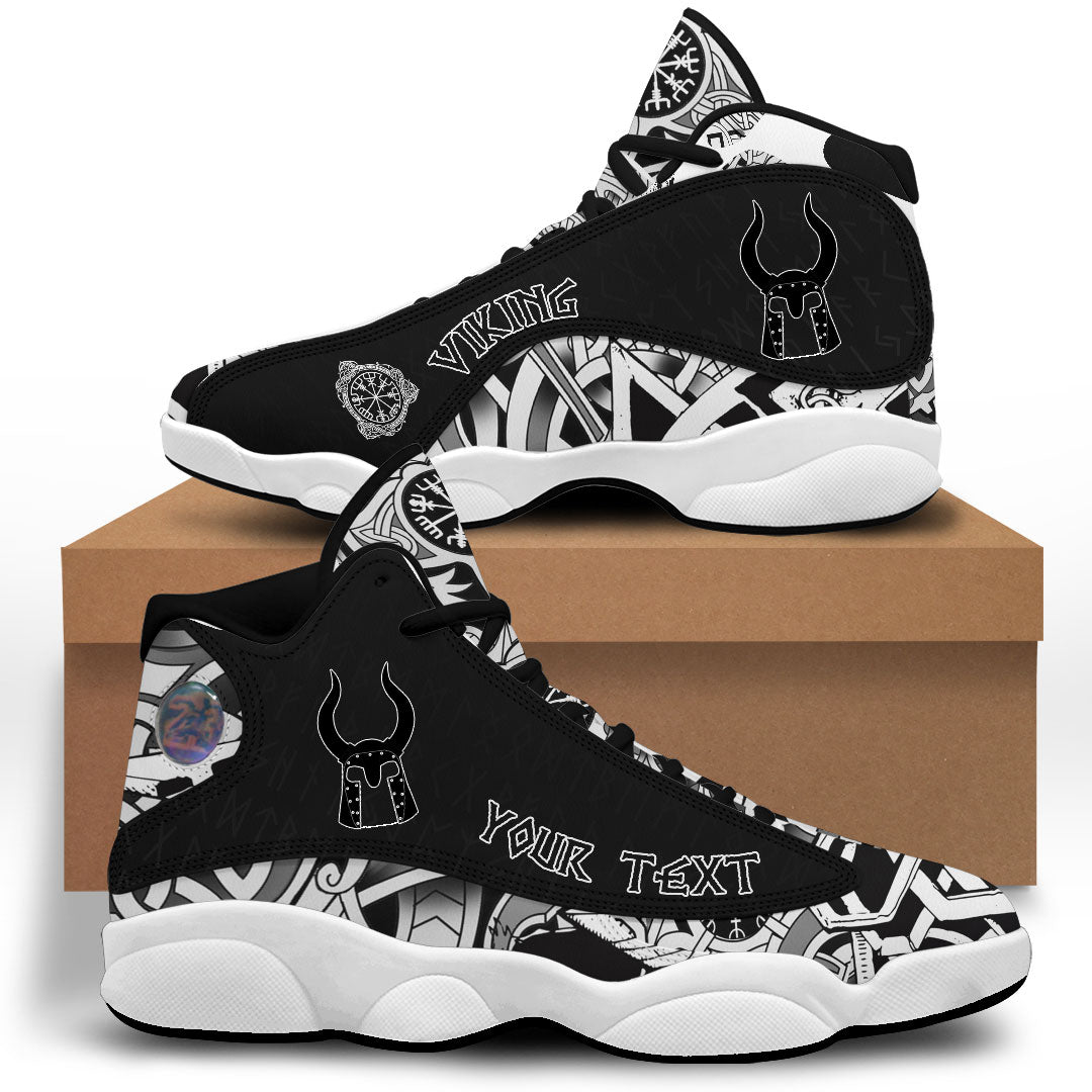 (Custom) Viking - Helmet On White Background Sneakers J13 RLT12