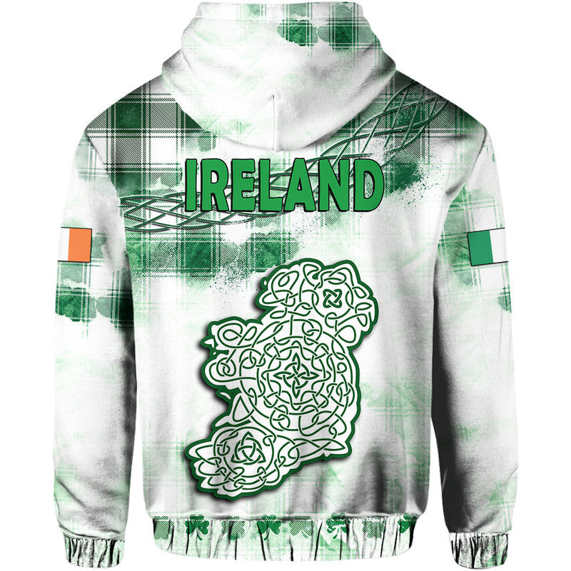 Ireland Cross Cricket Team Hoodie Celtic Irish Green Pattern Unique LT9