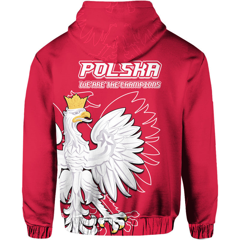 Poland Football Coat of Arms No1 Hoodie LT9