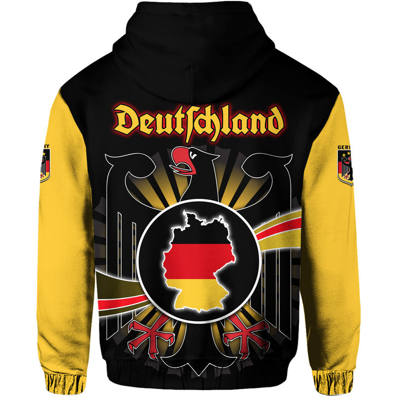 Germany Football Black Eagle Jersey Deutschland Champion Hoodie LT9