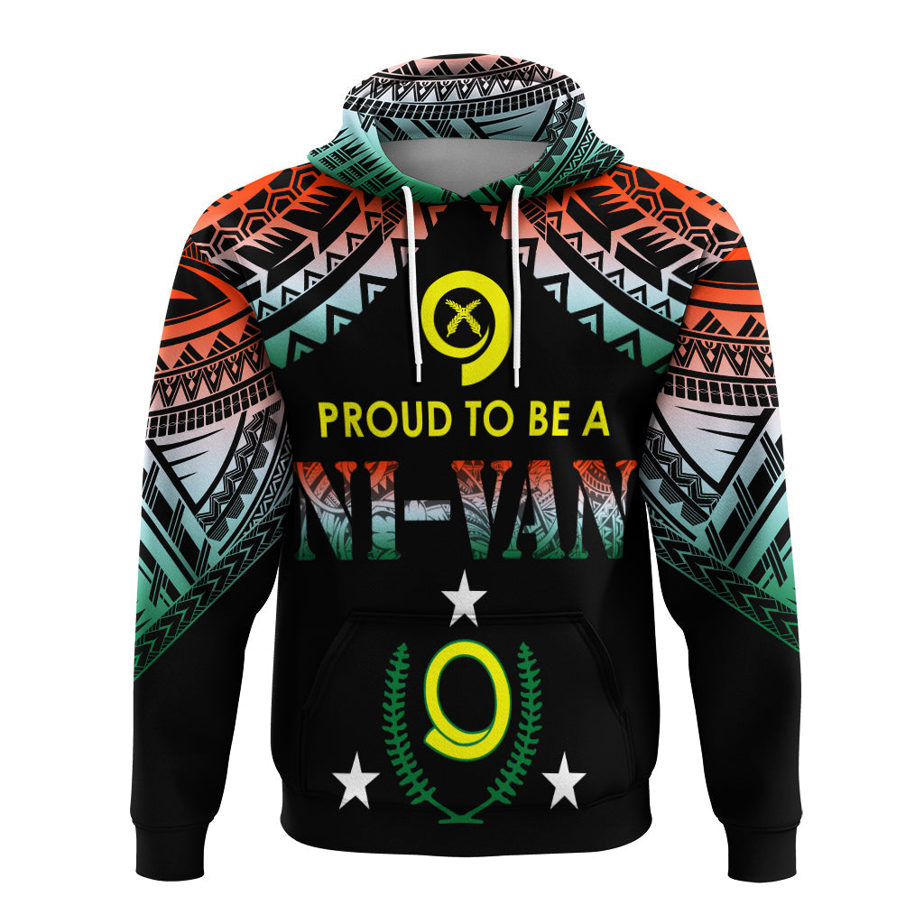 Vanuatu Proud To Be A Ni-Van - Polynesian Pattern Hoodie - Penama Province LT7