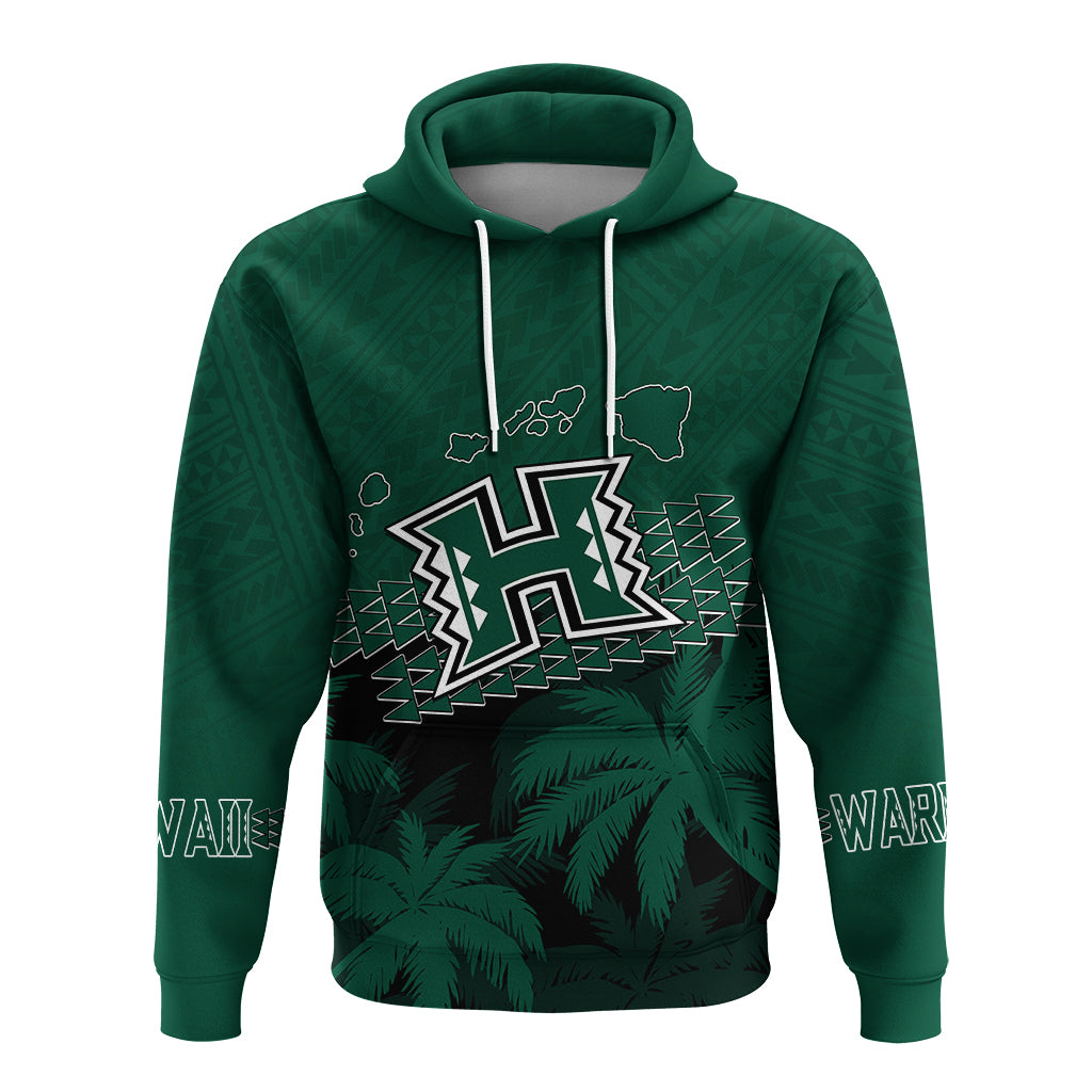 Custom Hawaii Rainbow Warriors Hoodie Laau Pama LT7