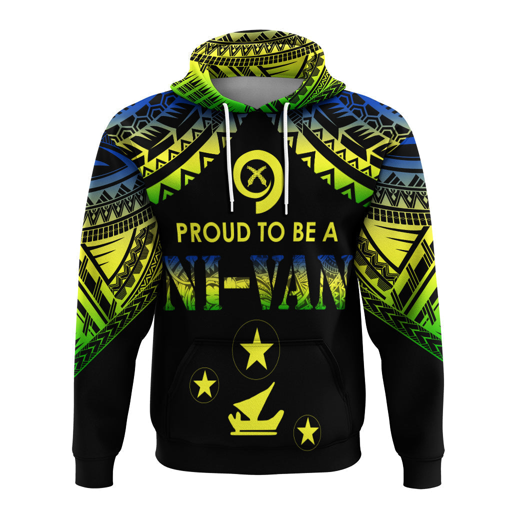 Vanuatu Proud To Be A Ni-Van - Polynesian Pattern Hoodie - Malampa Province LT7