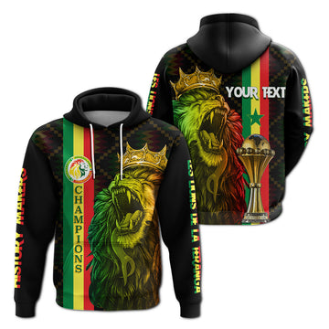 Senegal Football Champion Custom Hoodie History Makers LT7