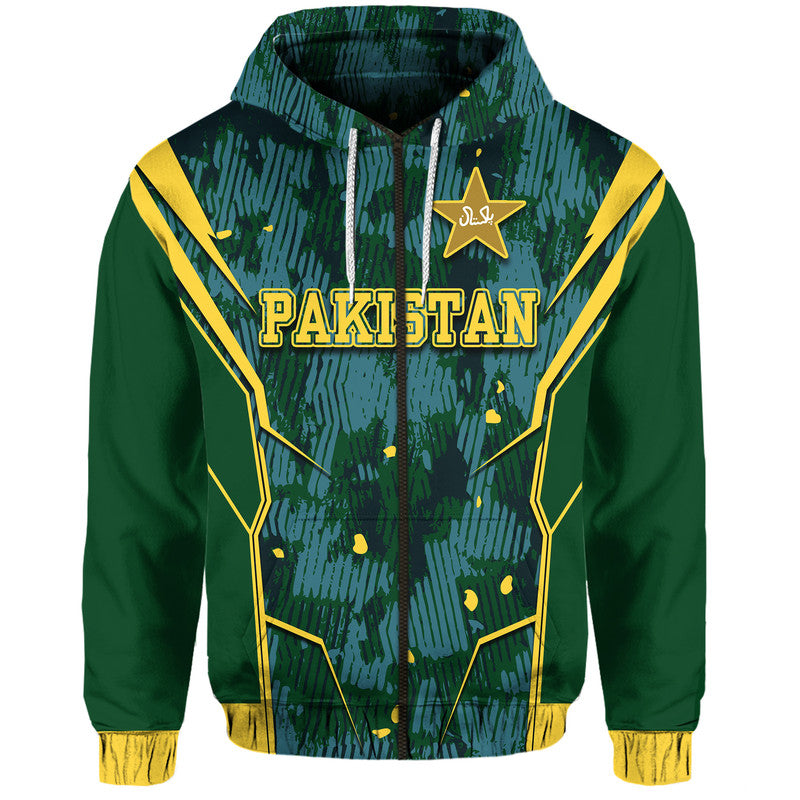 Pakistan Hoodie Men in Green Cricket Team Sport Style LT9
