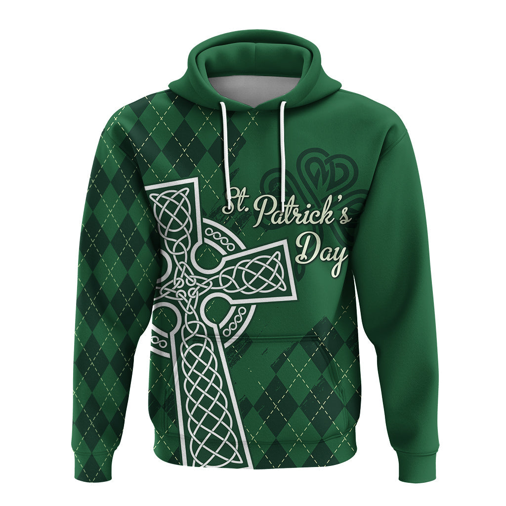 Irish Hoodie St. Patrick Day Mix Celtic Cross LT7
