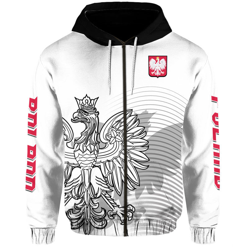Custom Poland Football Eagles Sporty Style Hoodie LT9