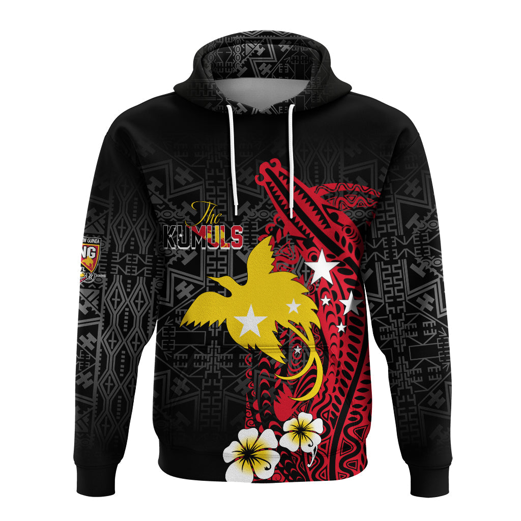 Papua New Guinea Independence Hoodie PNG Kumuls - Tribal Crocodile LT7