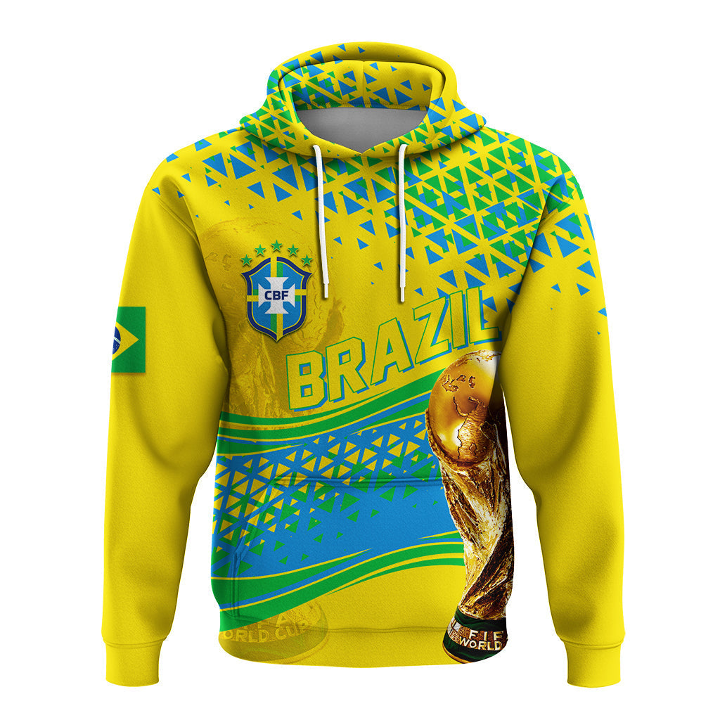 Custom Brazil Hoodie Football 2022 - Champions LT7