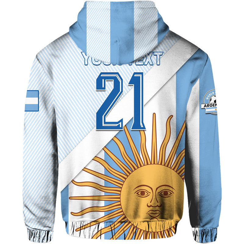 Custom Argentina Sol de Mayo Football Hoodie LT9