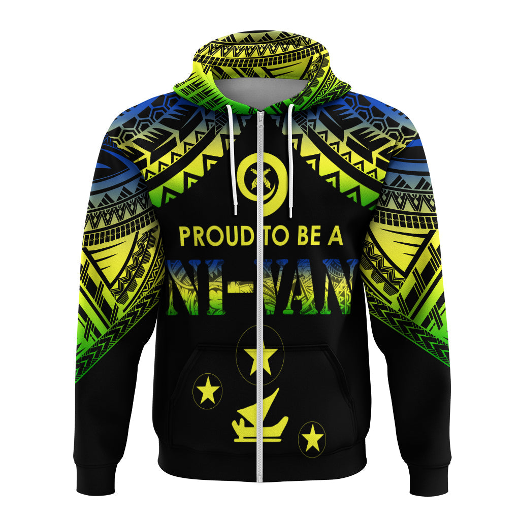 Vanuatu Proud To Be A Ni-Van - Polynesian Pattern Hoodie - Malampa Province LT7