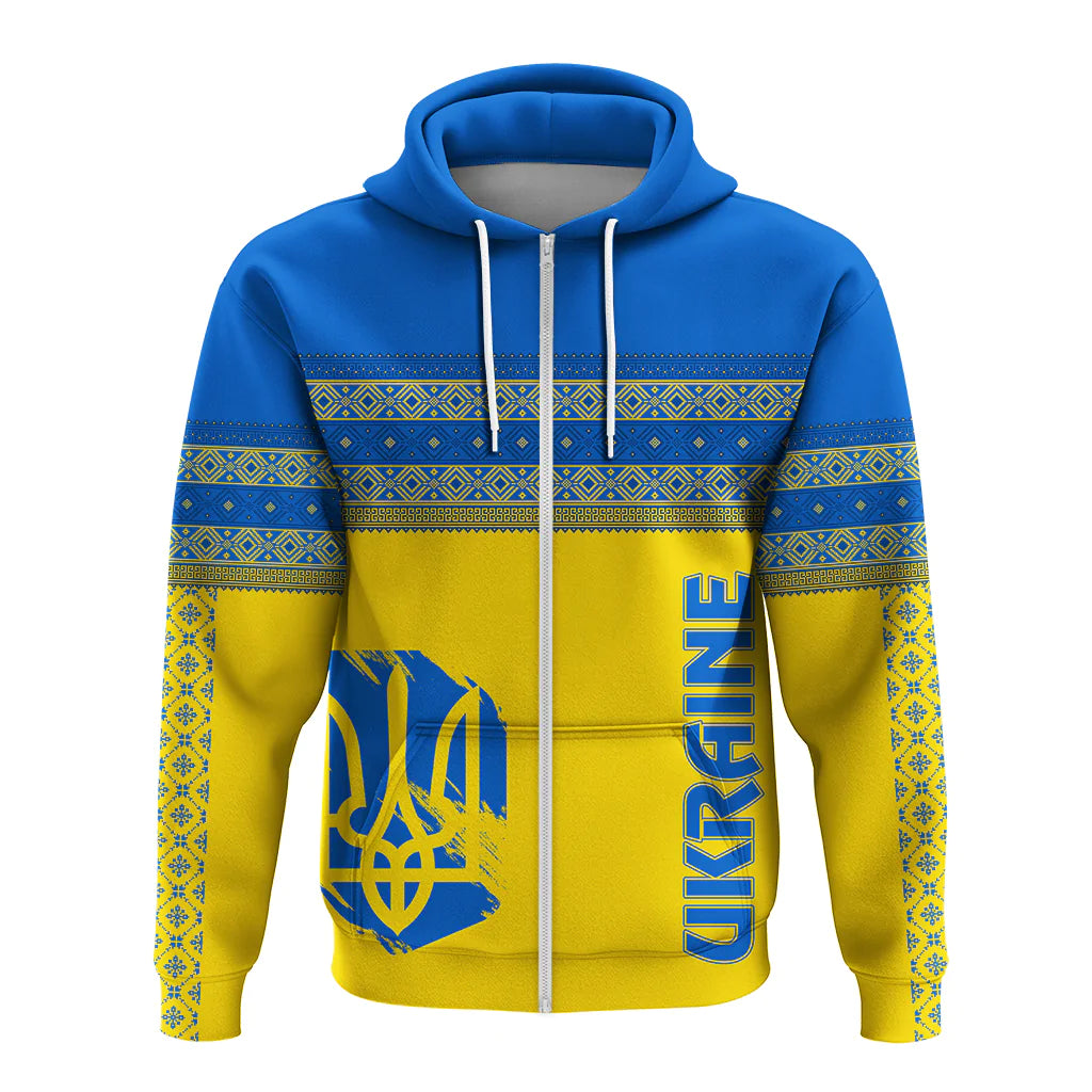 Ukraine Unity Day Hoodie Folk Style LT7