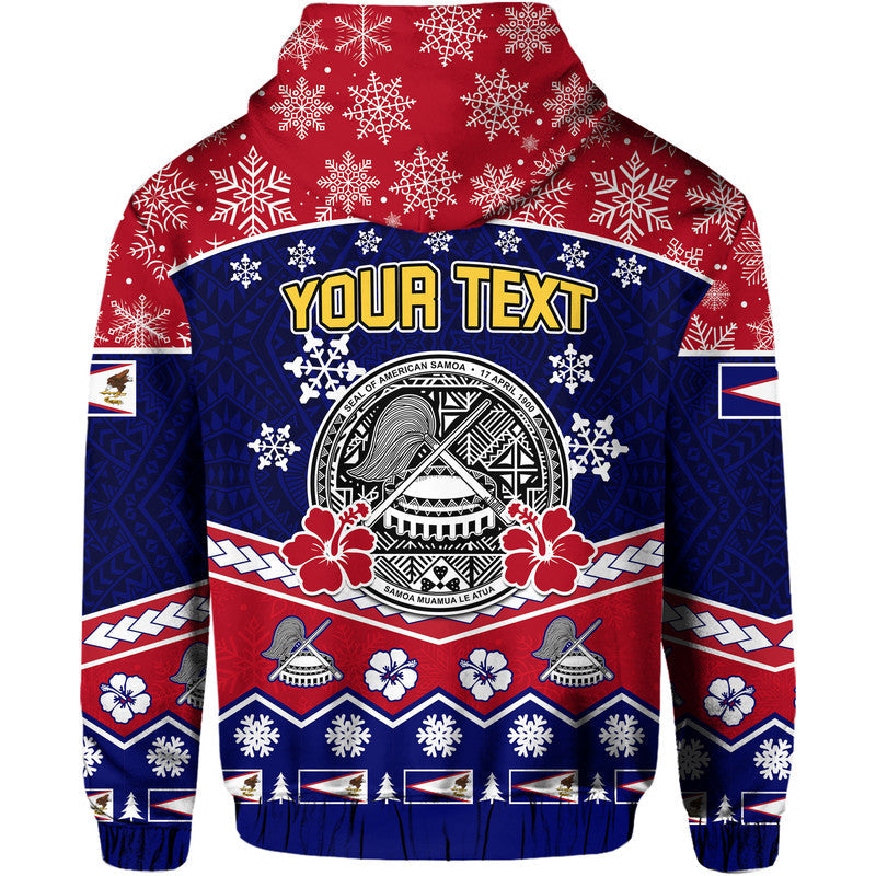 Custom American Samoa Tribal Polynesian Christmas Vibe Hoodie LT9