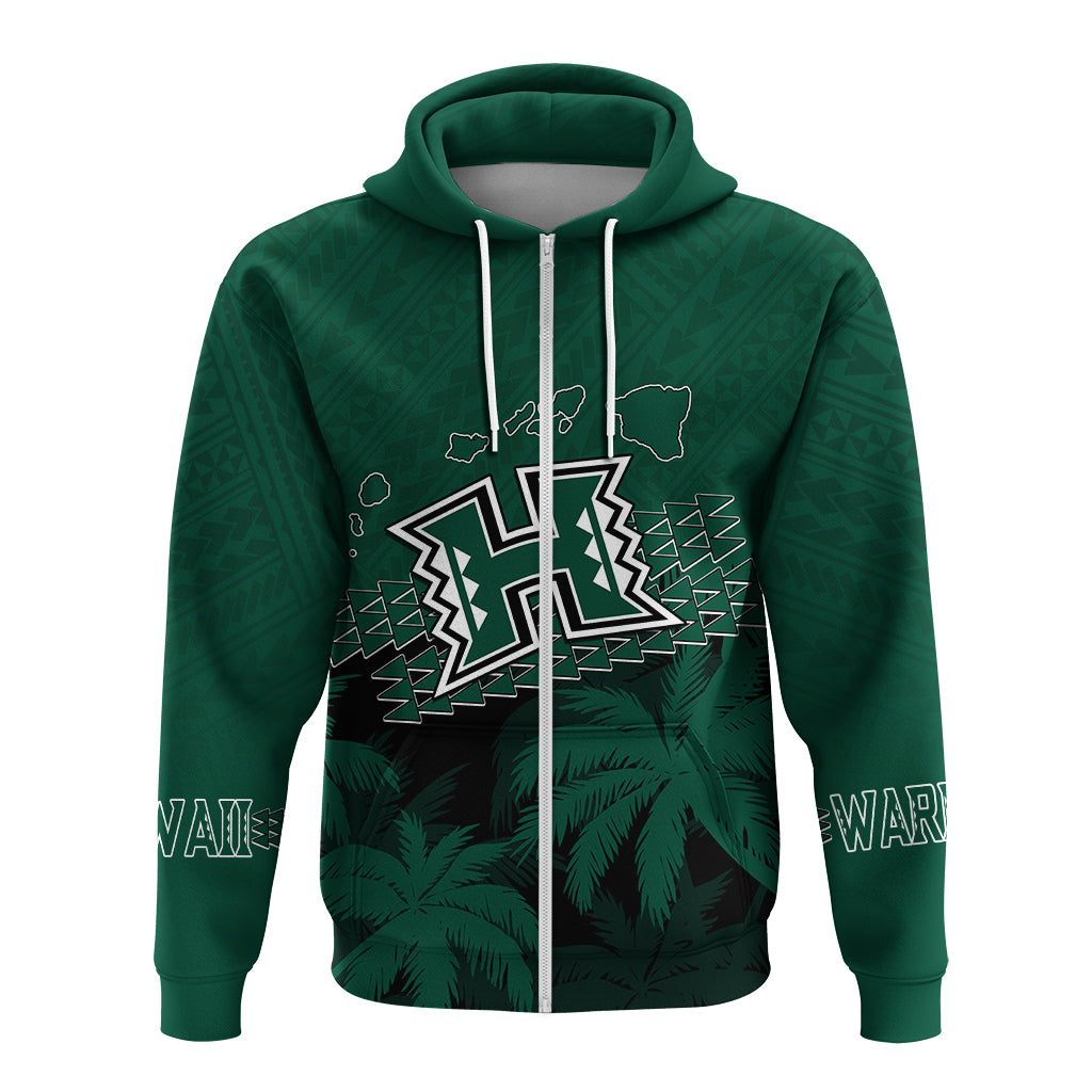 Custom Hawaii Rainbow Warriors Hoodie Laau Pama LT7