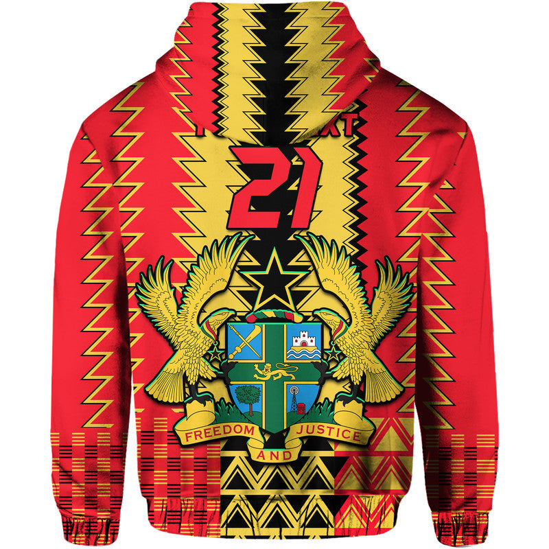 Custom Ghana Football Sport Style Hoodie LT9