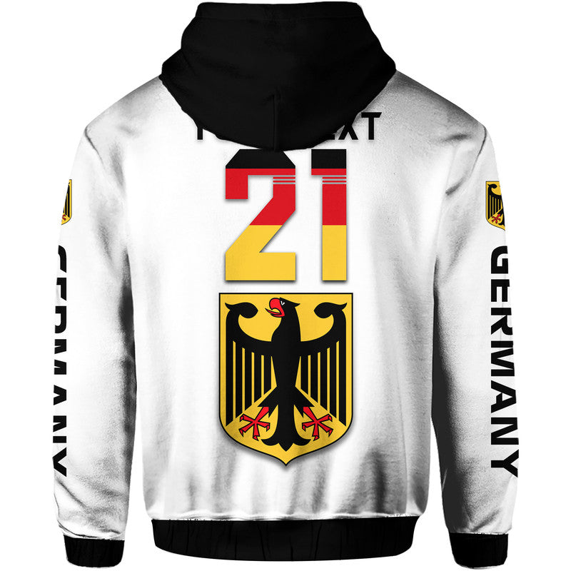 Custom Germany Home Kit Football WC 2022 Hoodie LT9