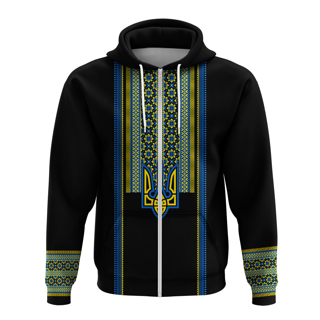 Ukraine Folk Patterns Hoodie Unity Day LT7
