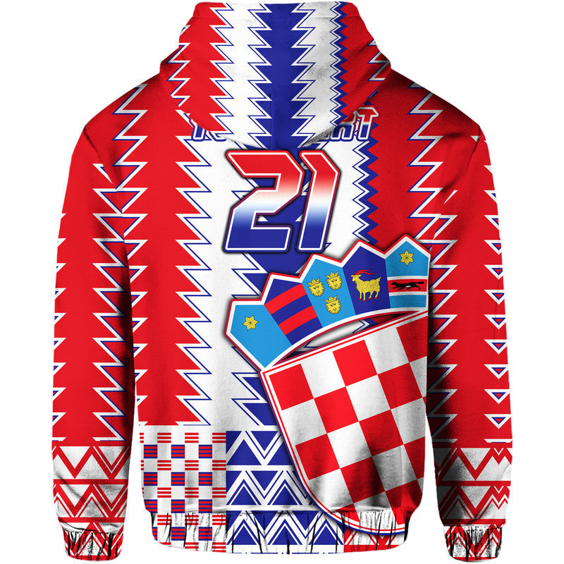 Custom Croatia Football Hoodie Sport Style LT9