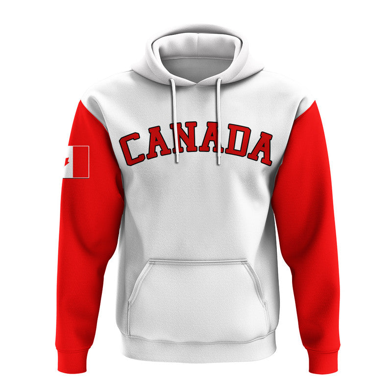 Custom Baseball 2023 Canada Hoodie White Style LT6