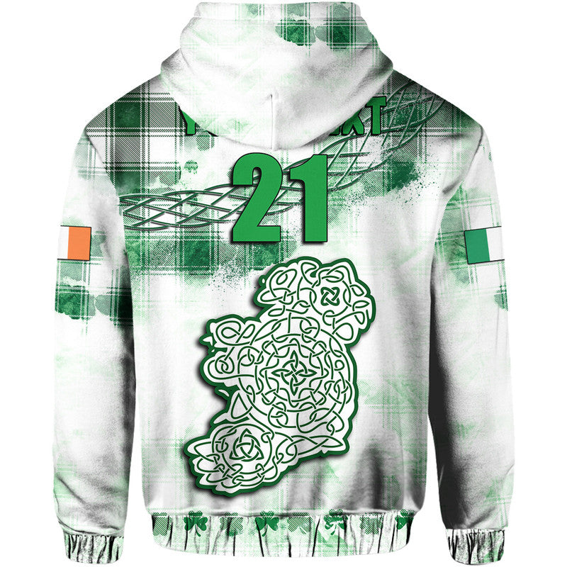 Custom Ireland Cross Cricket Team Hoodie Celtic Irish Green Pattern Unique LT9
