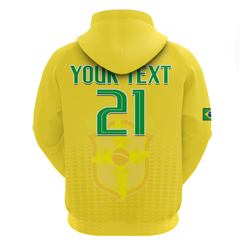 Custom Brazil Football Sub20 Champions South American Hoodie LT9