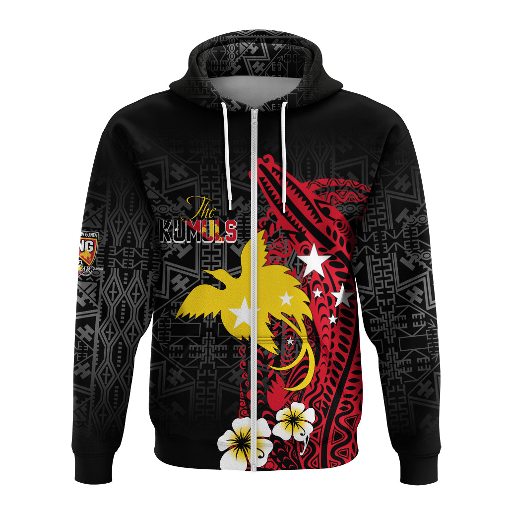 Papua New Guinea Independence Hoodie PNG Kumuls - Tribal Crocodile LT7