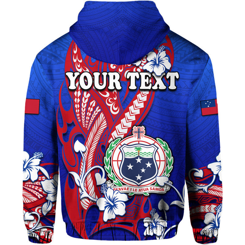 Custom Special Samoa FAST Party Hoodie Tribal Samoan Hibiscus Design LT9