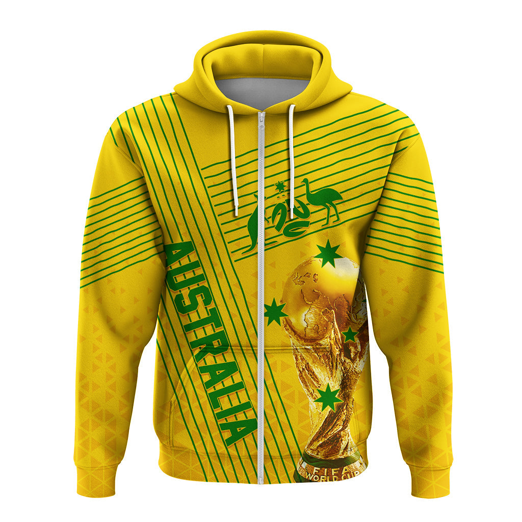 Personalised Australia Soccer WC 2022 Hoodie Socceroos Sporty Style LT7