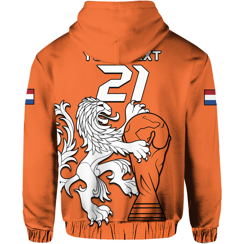 Custom Netherlands Football 2022 Hoodie LT9