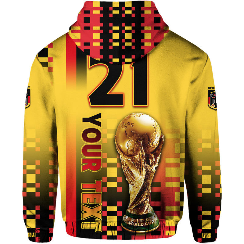 Custom Germany Deutschland Champion Qatar 2022 Hoodie LT9