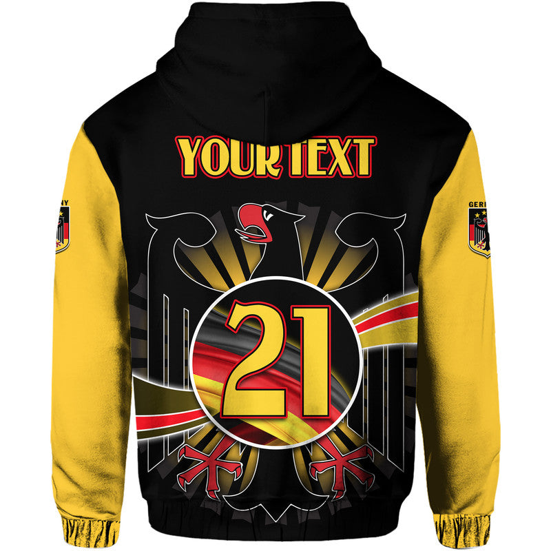 Custom Germany Football Black Eagle Jersey Deutschland Champion Hoodie LT9