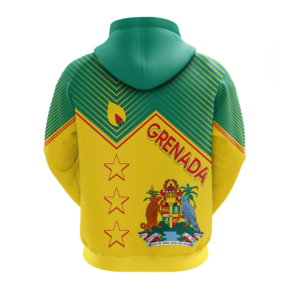 Grenada Independence Day Hoodie Geometric Style LT7