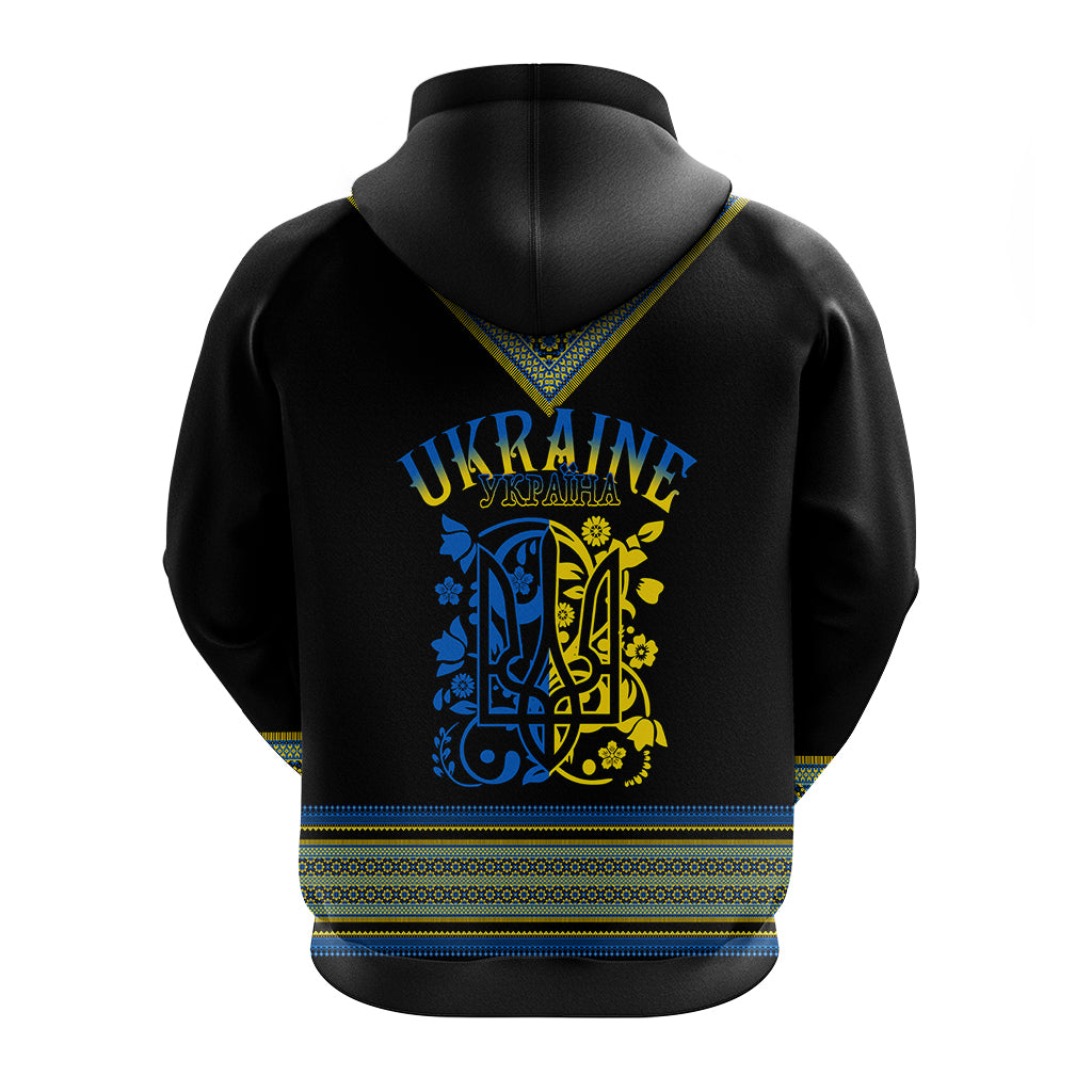 Ukraine Folk Patterns Hoodie Unity Day LT7
