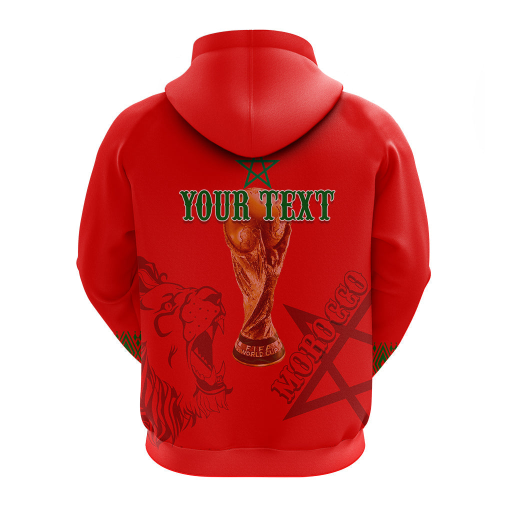 Custom Morocco Soccer Football 2022 Hoodie Kaftan Style LT7