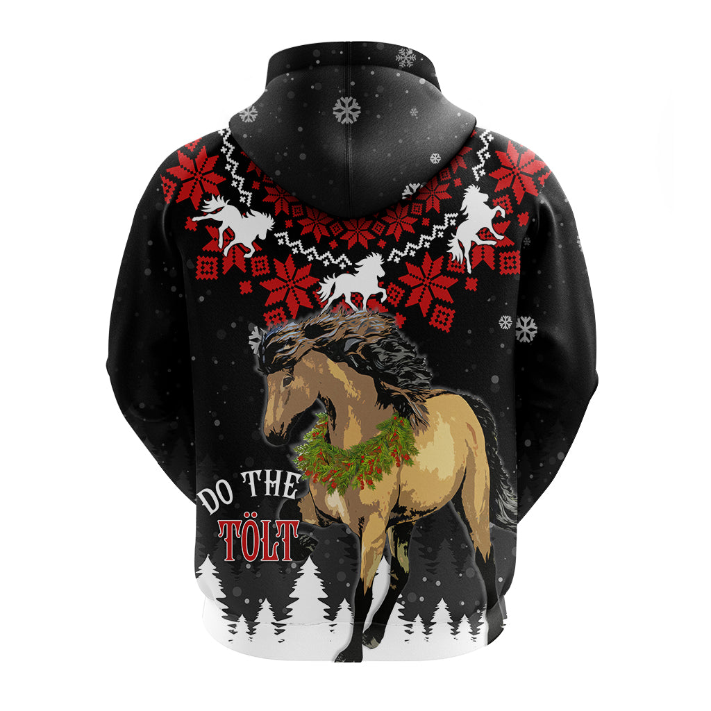 Iceland Christmas Hoodie Icelandic Horse Do The Tolt LT7