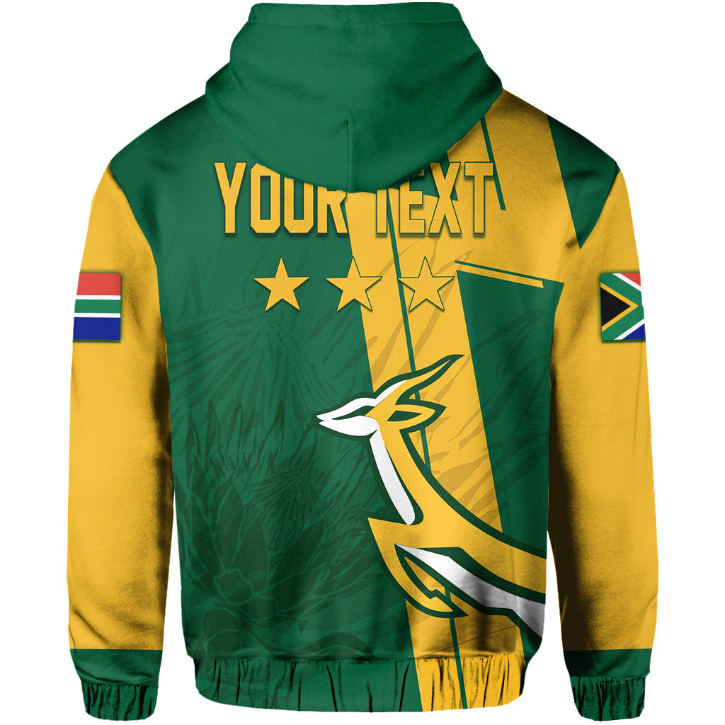 Custom South Africa Hoodie Rugby 7s 2022 Champion Springboks LT7