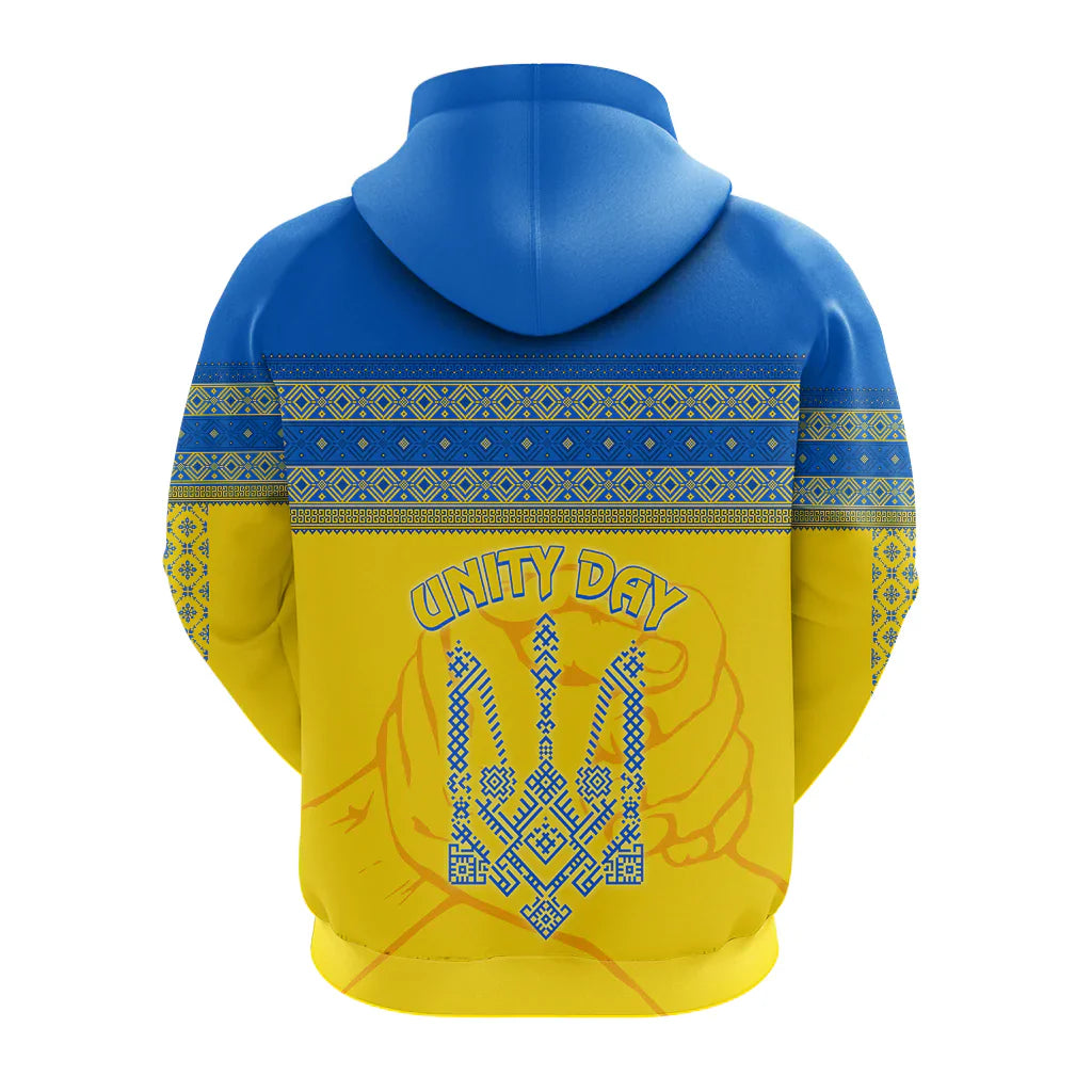 Ukraine Unity Day Hoodie Folk Style LT7