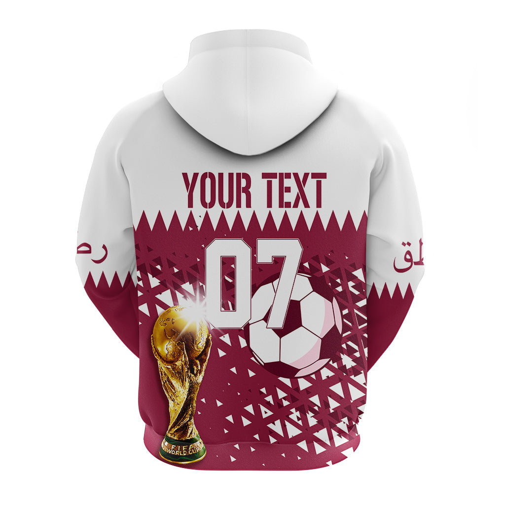 Custom Qatar Hoodie Football 2022 Sporty Vibes LT7