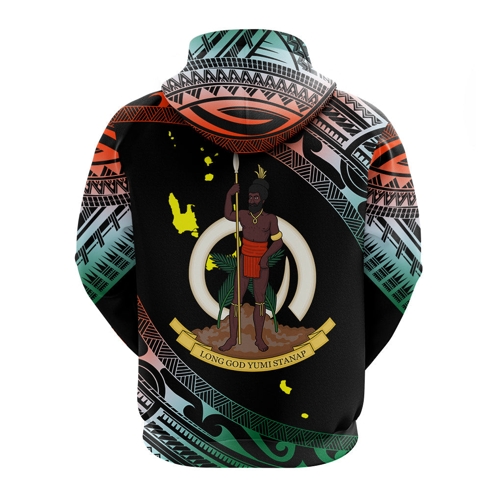 Vanuatu Proud To Be A Ni-Van - Polynesian Pattern Hoodie - Penama Province LT7