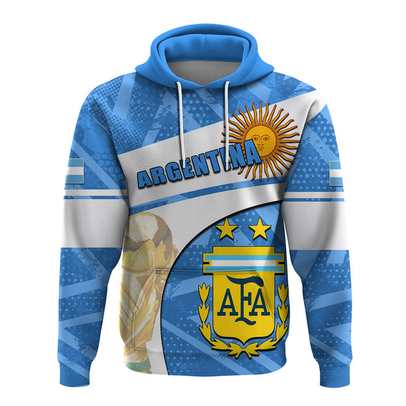 Custom Argentina Football 2022 Hoodie Basic Style LT6
