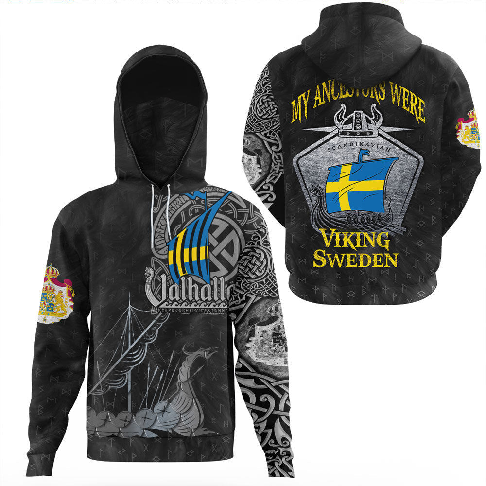 Viking Clothing Viking Sweden Drakkar Gaiter Hoodie RLT12