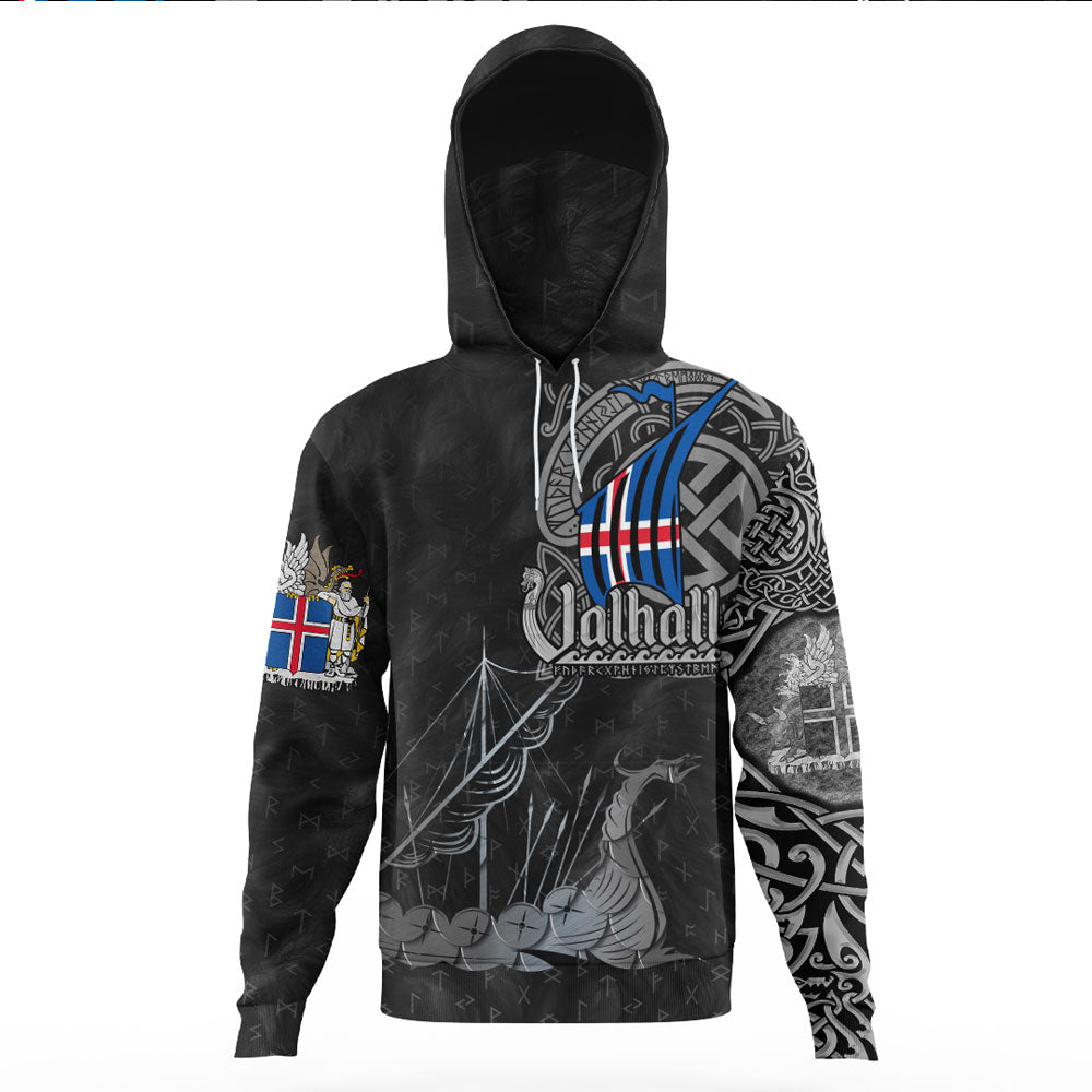 Viking Clothing Viking Iceland Drakkar Gaiter Hoodie RLT12